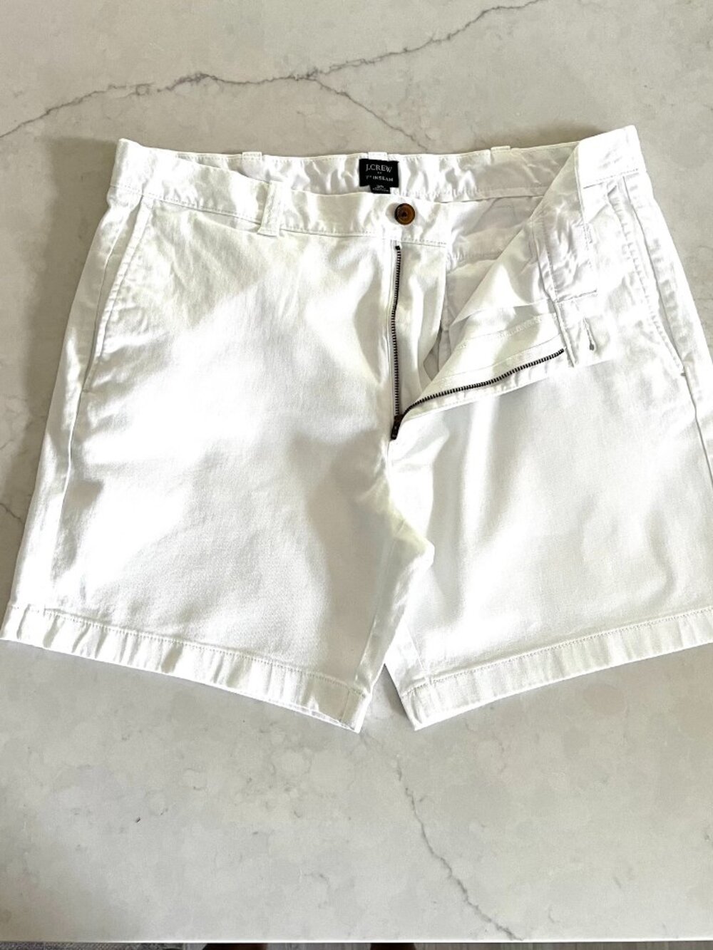 JCF Men's 7" White Flex Shorts - NWOT